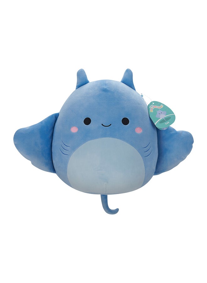Squishmallows - Medium Plush 12 inch Lux Blue Manta Ray Officially Licensed Kellytoy Plush Toy Colorful Soft Gift for Kids Girls & Boys Washable Squishy Stuff Toy Multicolor All Age - Image 1