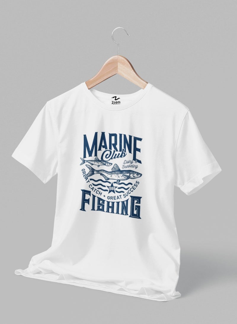 ZOOM Fishing Graphic Design Unisex T-Shirt
