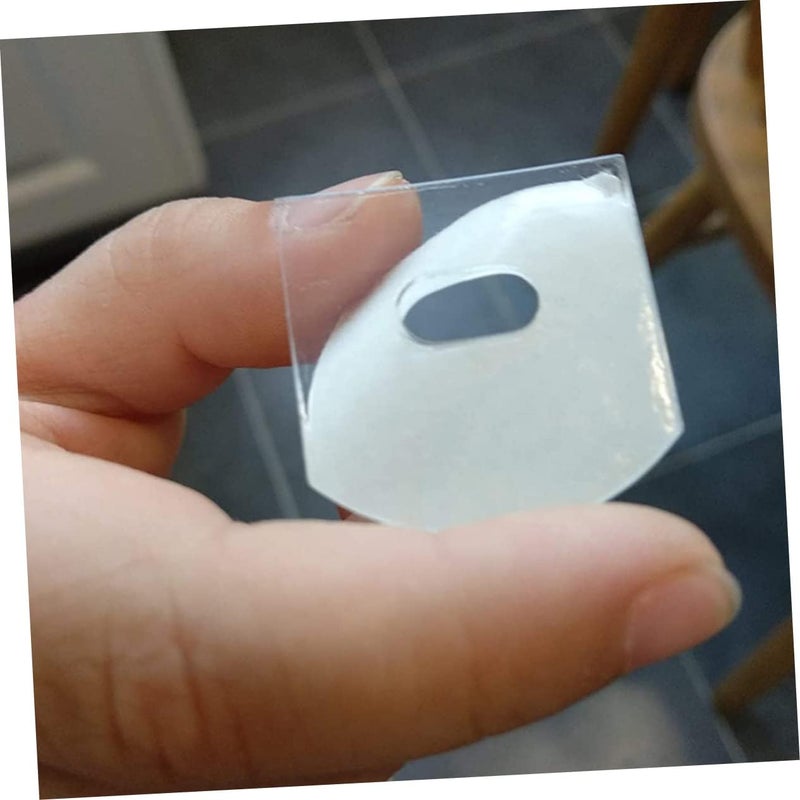 علامات تصليح الستائر العمودية Homoyoyo White - 10 قطع لاستبدال شرائح الستائر - Image 5
