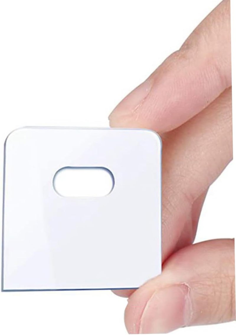 علامات تصليح الستائر العمودية Homoyoyo White - 10 قطع لاستبدال شرائح الستائر - Image 4