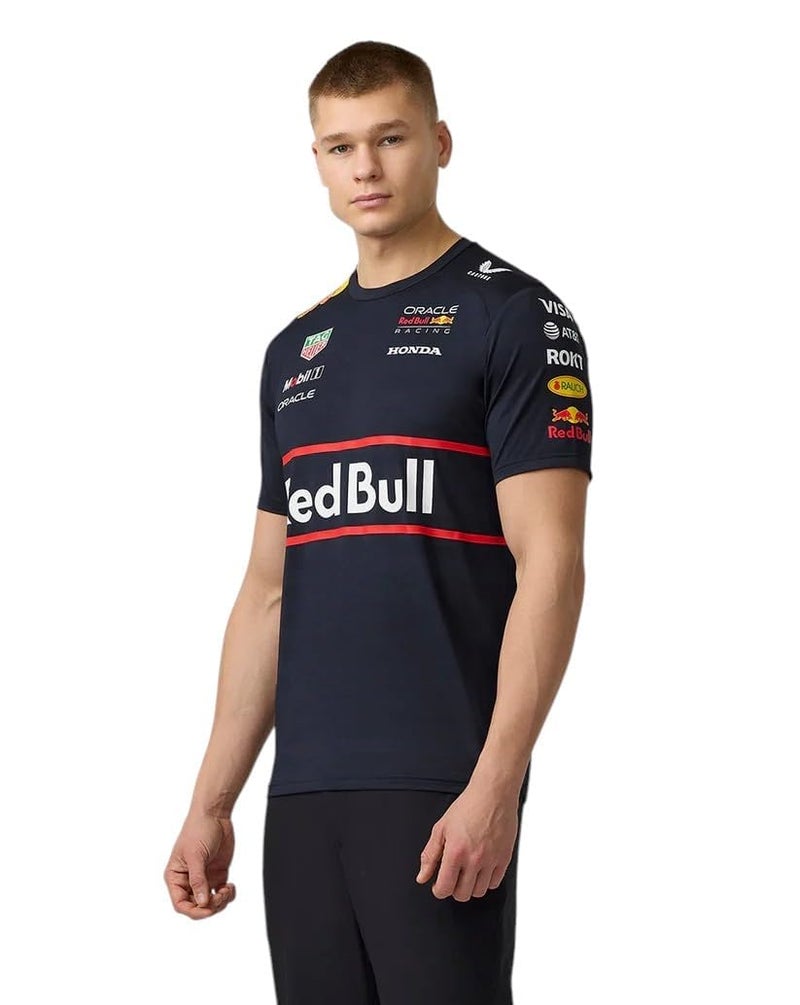 Castore Red Bull Racing F1 Team Men's Set Up T-Shirt - Night Sky Blue â€“ Official 2025/26 Formula 1 Team Kit | Premium Motorsport Apparel | F1 Merchandise - Image 1