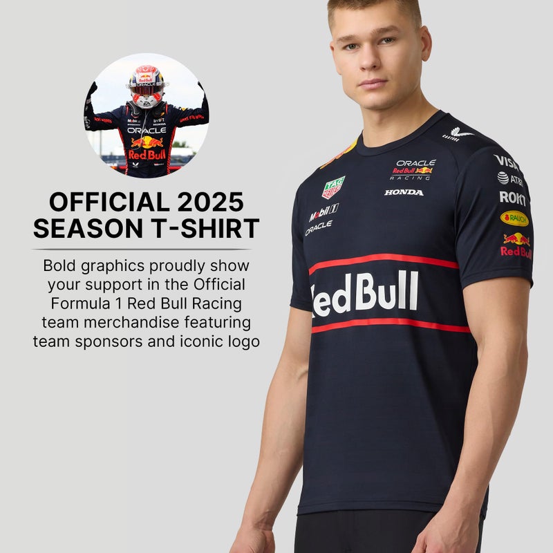 Castore Red Bull Racing F1 Team Men's Set Up T-Shirt - Night Sky Blue â€“ Official 2025/26 Formula 1 Team Kit | Premium Motorsport Apparel | F1 Merchandise - Image 5