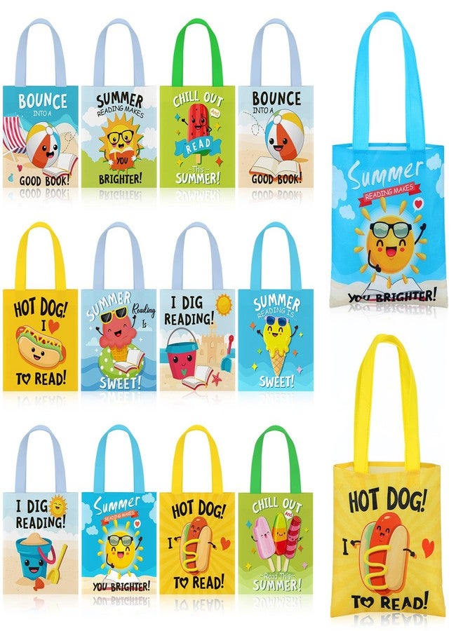 Cosblank 36 Pcs Summer Reading Tote Bags Bulk Books Reading Gift Tote Bags 2026 Grad Students Grad Favors for Summer Book Lovers Exchange Gift - Image 1