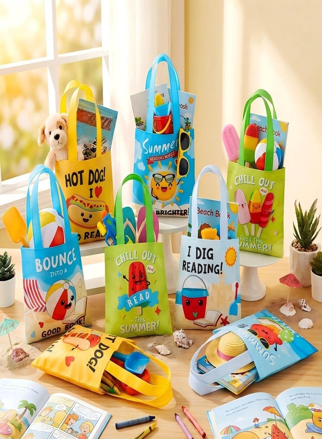 Cosblank 36 Pcs Summer Reading Tote Bags Bulk Books Reading Gift Tote Bags 2026 Grad Students Grad Favors for Summer Book Lovers Exchange Gift - Image 3