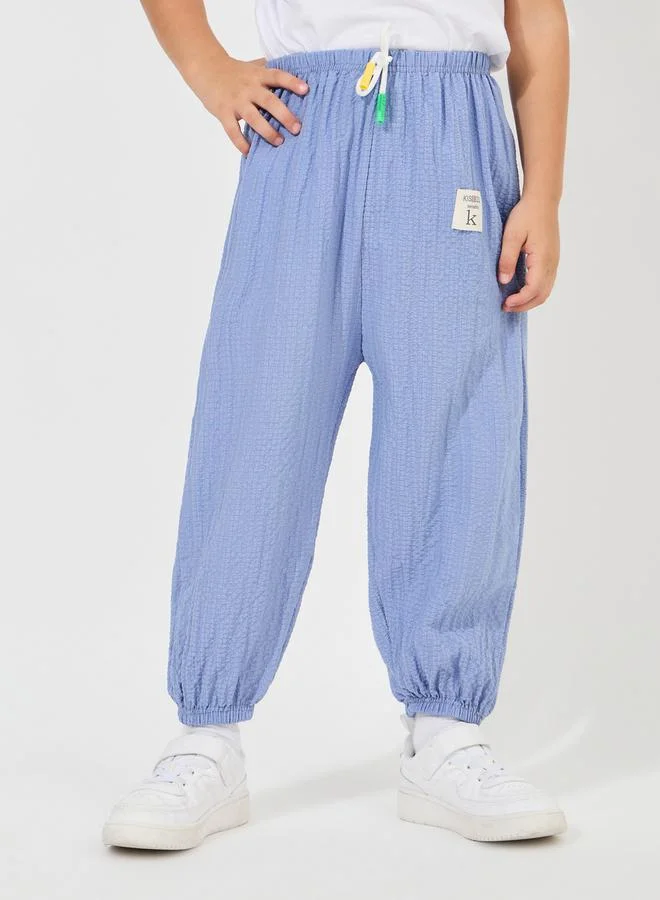 Styli Patch Detail Lightweight Pants