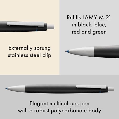 Lamy 2000 4 Color Ballpoint with Brushed Ss Clip (L401) - Image 2