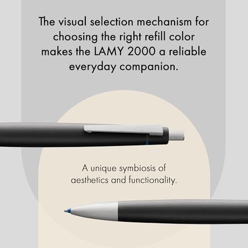 Lamy 2000 4 Color Ballpoint with Brushed Ss Clip (L401) - Image 4
