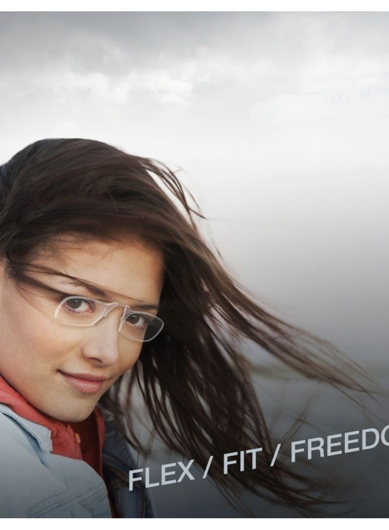 ThinOptics unisex-adult Reading Glasses + Black Universal Pod Case | Clear Frames, 2.00 Strength Readers Clear Frames / Black Case, 44 mm - Image 3