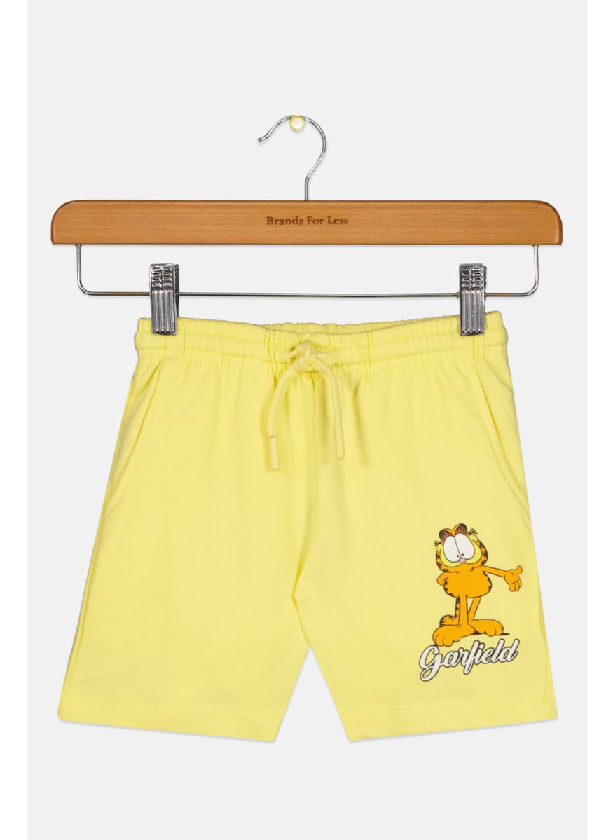 nickelodeon - Toddlers Girl Graphic Drawstring Shorts, Yellow Combo - Image 1