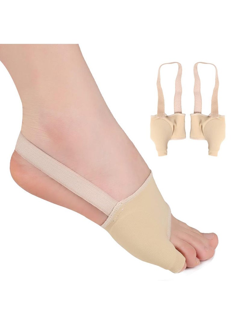 Sweet seven دعامة وإصلاح إصبع القدم الصغير - وسادات تخفيف آلام البونيون للأصابع المتداخلة - مصحح بونيون للرجال والنساء - كبير (1 زوج) - Image 1