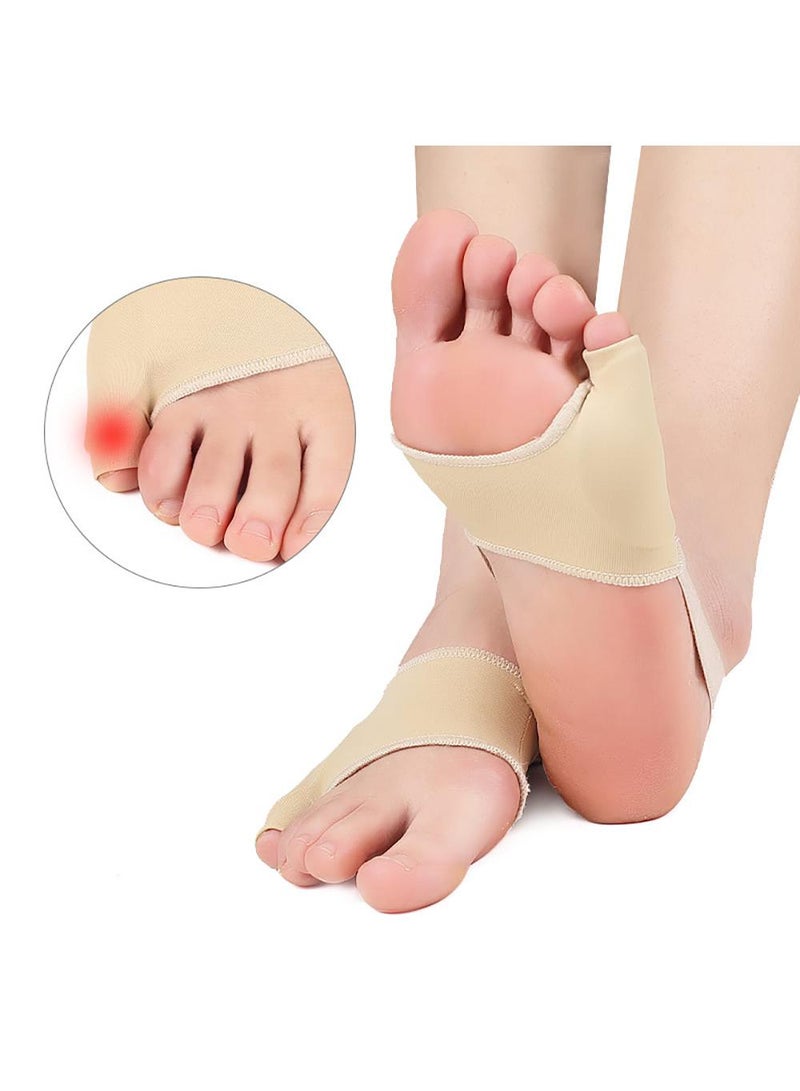 Sweet seven دعامة وإصلاح إصبع القدم الصغير - وسادات تخفيف آلام البونيون للأصابع المتداخلة - مصحح بونيون للرجال والنساء - كبير (1 زوج) - Image 2