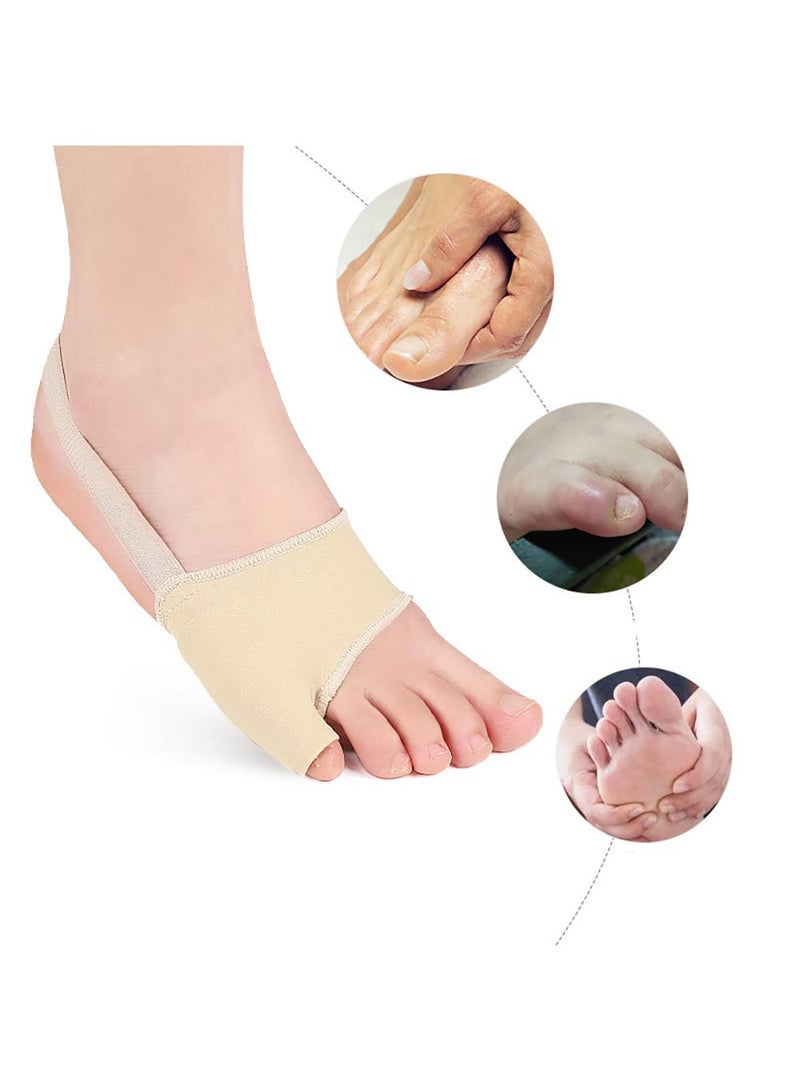 Sweet seven دعامة وإصلاح إصبع القدم الصغير - وسادات تخفيف آلام البونيون للأصابع المتداخلة - مصحح بونيون للرجال والنساء - كبير (1 زوج) - Image 4