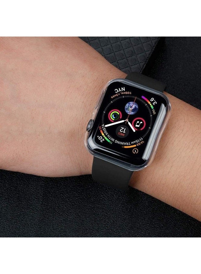 Case Compatible with Apple Watch Ultra 49mm, Clear PC Protective Case, Protective Cases for Women and Girls, Smart Watch Accessories Case (Clear) - Image 3