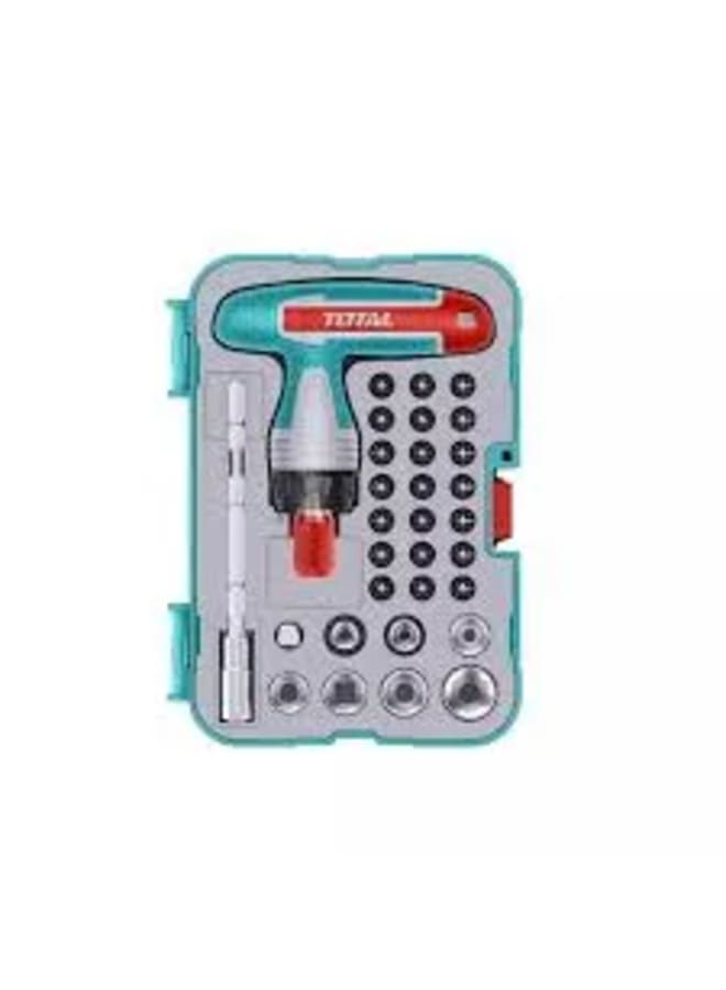 TOTAL Hand Screwdriver Set 31 Pieces - Image 2
