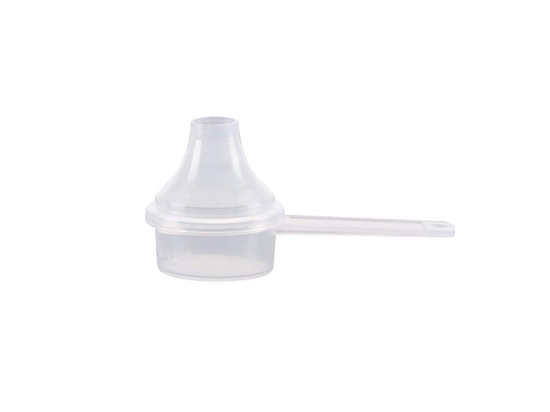 The Scoopie Plastic Measuring Scoop with Funnel The Scoopie 9 cc  2 Teaspoon  9 mL Measuring Spoons for Powders Coffee Pet Food Protein Spices and Other Dry Goods Pack of 1 Opaque No Cap