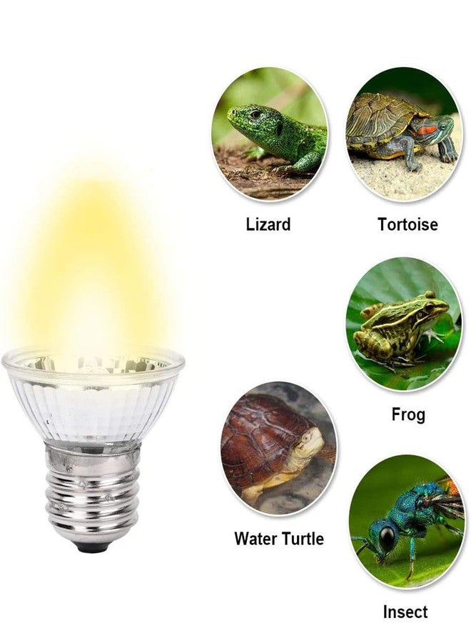 مجموعة مصابيح الأشعة فوق البنفسجية من BdelrinQue، 4 قطع، لأحواض السلاحف، وإكسسوارات أحواض السلاحف، ومصابيح تشمس مناسبة لأصحاب الزواحف ومحبي البرمائيات. - Image 3