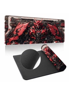 Gundam Mouse Pad Oversized Machine Warfare Boys Science And Technology Sense Computer Keyboard Pad Learning Games Dormitory Non-Slip Table Pad-Color:400*800*2mm-Pattern:Up To ① Paragraph 21