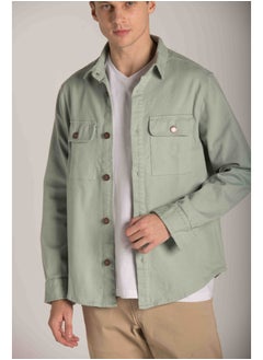 Marco Bergamo PATCH POCKETS PLAIN OVERSHIRT  - Image 2