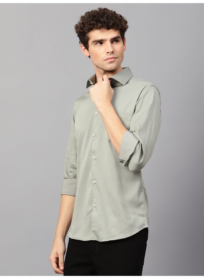 AMSWAN MAROON CASUAL SHIRT FOR MEN'S - Image 5