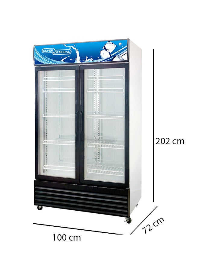SUPER GENERAL Double Door Chiller 1000 L 750 W SGSC1218IF Multicolour - Image 2