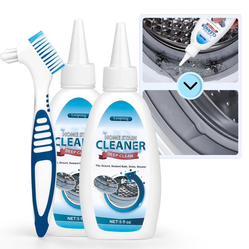 Leopong Home Cleaner Gel, Cleaner for Washing Machine, Refrigerator Strips, Household Shower, Kitchen Sinks, Walls, Tiles, Bathrooms- 10 fl oz - Image 1