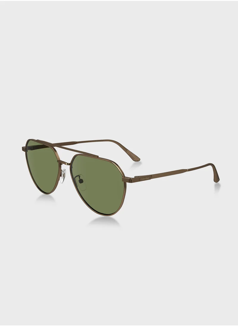 CALVIN KLEIN Aviator Sunglasses Ck24100S