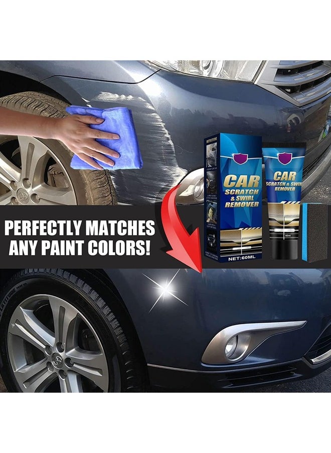 Generic - Car Scratch Remover Kit, 2 Pcs 60ml Car Scratch Repair Paste, Scratch Removal Paste for Repairing Car Scratches, Car Maintenance and Refurbishment Paint Scratch Polishing Repair Paste - Image 1