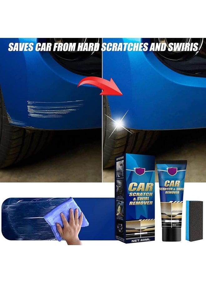 Generic - Car Scratch Remover Kit, 2 Pcs 60ml Car Scratch Repair Paste, Scratch Removal Paste for Repairing Car Scratches, Car Maintenance and Refurbishment Paint Scratch Polishing Repair Paste - Image 1
