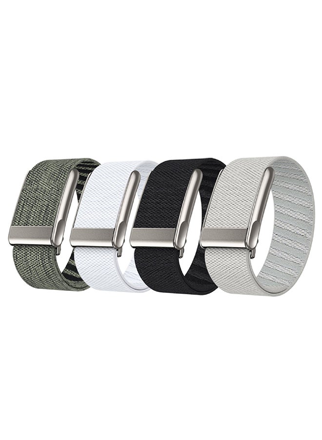 S-Color حزام معصم بديل من النايلون القابل للتنفس والتمدد متوافق مع حزام Whoop 5.0 MG، ناعم للغاية ومقاوم للعرق، لمسة ناعمة ومرنة، جودة ممتازة، مريح - Image 4