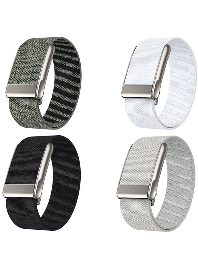 S-Color حزام معصم بديل من النايلون القابل للتنفس والتمدد متوافق مع حزام Whoop 5.0 MG، ناعم للغاية ومقاوم للعرق، لمسة ناعمة ومرنة، جودة ممتازة، مريح - Image 5