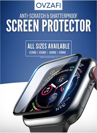 Apple Watch 44mm Screen Protector – Full Coverage Anti-Scratch & Shatterproof Film for Apple Watch Series 4 / 5 / 6 / SE (1st & 2nd Gen) - pzsku/Z7D340E05C94301D9AE28Z/45/1747915128/4da77214-af48-4ff4-8b01-07f7a3dd6a00