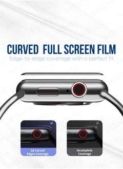 OVZAFI Apple Watch 44mm Screen Protector – Full Coverage Anti-Scratch & Shatterproof Film for Apple Watch Series 4 / 5 / 6 / SE (1st & 2nd Gen)  - Image 3