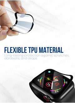 OVZAFI Apple Watch 44mm Screen Protector – Full Coverage Anti-Scratch & Shatterproof Film for Apple Watch Series 4 / 5 / 6 / SE (1st & 2nd Gen)  - Image 4