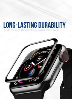 OVZAFI Apple Watch 44mm Screen Protector – Full Coverage Anti-Scratch & Shatterproof Film for Apple Watch Series 4 / 5 / 6 / SE (1st & 2nd Gen)  - Image 5