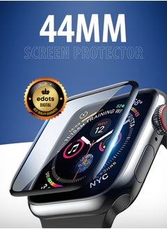 OVZAFI Apple Watch 44mm Screen Protector – Full Coverage Anti-Scratch & Shatterproof Film for Apple Watch Series 4 / 5 / 6 / SE (1st & 2nd Gen)  - Image 1