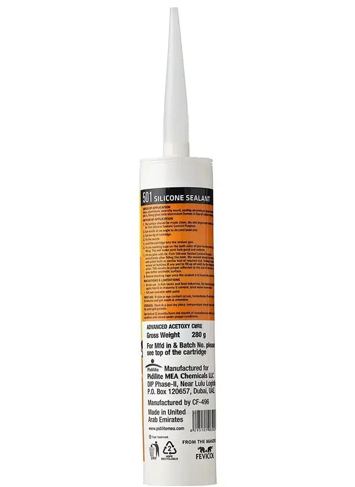 Dr Fixit Silicon Sealant White 501 280G - pzsku/Z7D342D34633A27487124Z/45/_/1735136510/6ea35362-5bba-4c21-925b-624483d69025