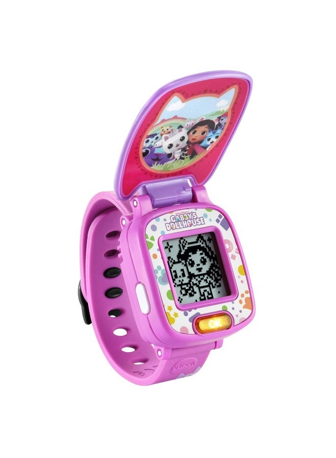 VTech - Gabby’s Dollhouse Time to Get Tiny Watch -  Multicolour | includes 10 digital clock faces featuring Gabby and her kitty friends, a stopwatch| Suitable ages 3 + up - Image 2