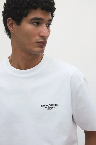 اتش اند ام Loose Fit Printed T-shirt