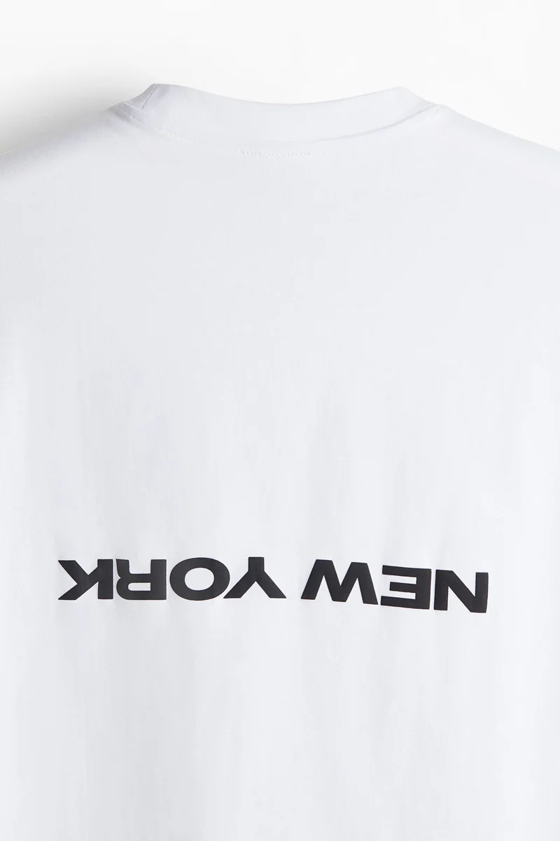 H&M Loose Fit Printed T-shirt