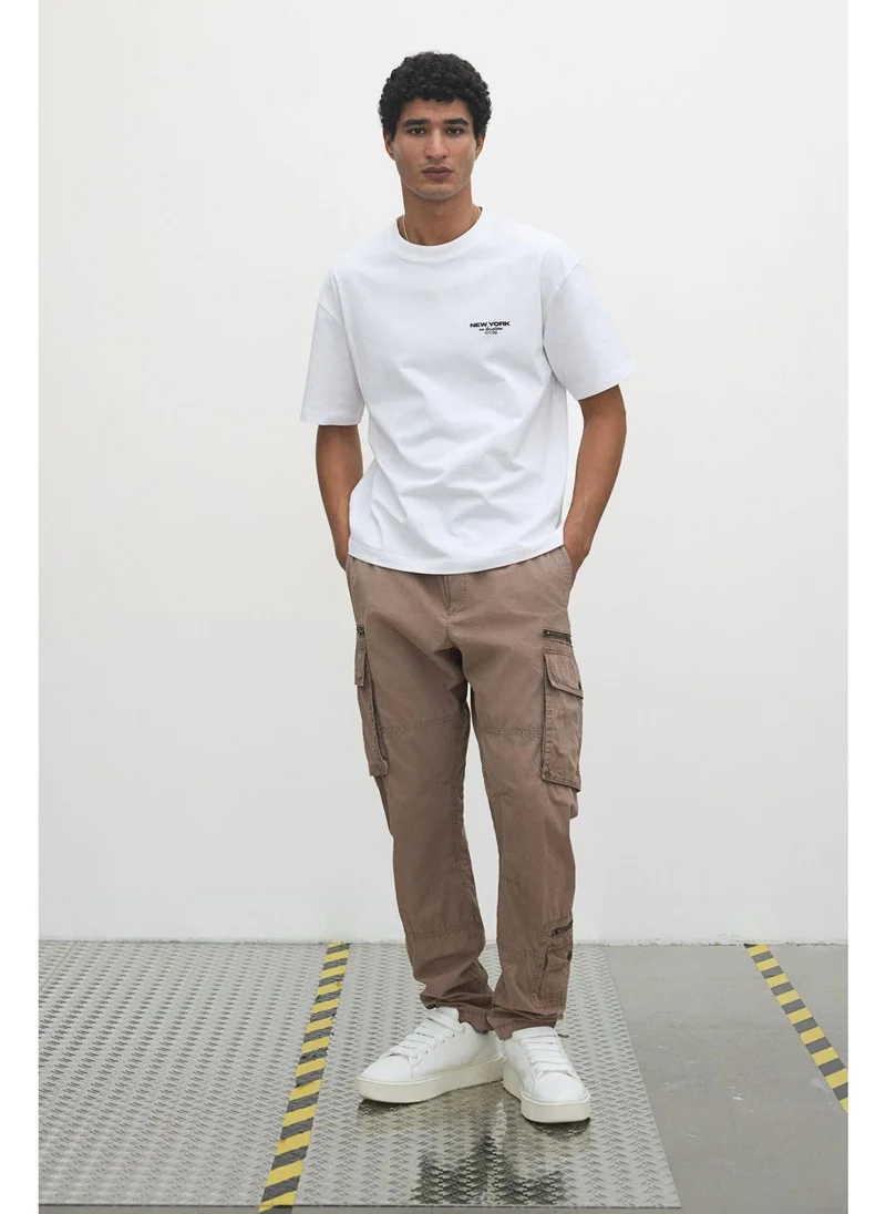H&M Loose Fit Printed T-shirt