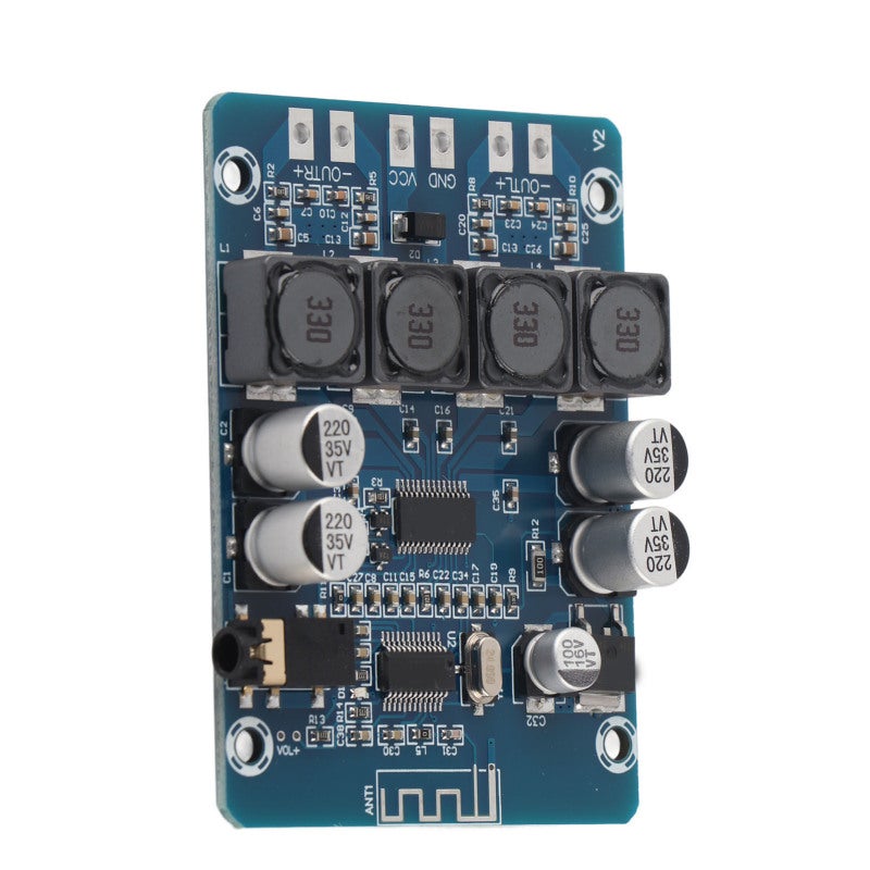 Bluetooth Amplifier Board: 30W+30W Dual Channel, Higher Overload Capacity, No Crossover Distortion, Bluetooth & 3.5mm Aux Input, 8V-26V DC, For 4-8Ohm Speakers - Digital Audio Amplifier Module for DIY - Image 5