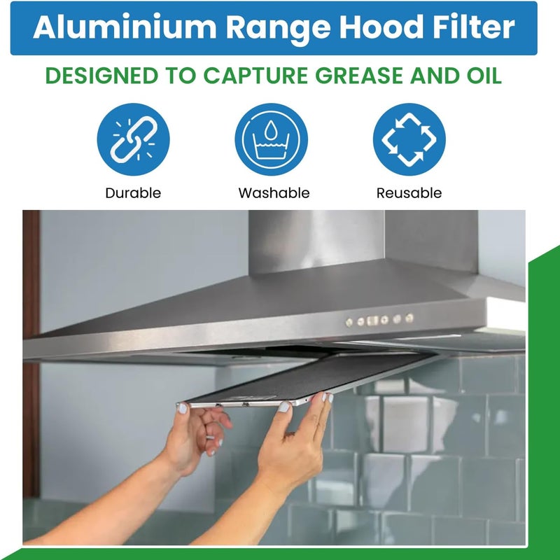 Filter Everything Replacement Range Hood Filter Compatible with BroanNutone S99010316 1114 x 1134 x 38 Inches 1Pack - Image 2