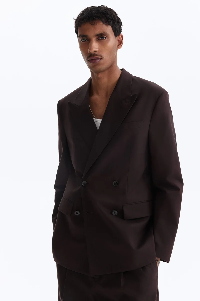 H&M Relaxed Fit Double-breasted blazer