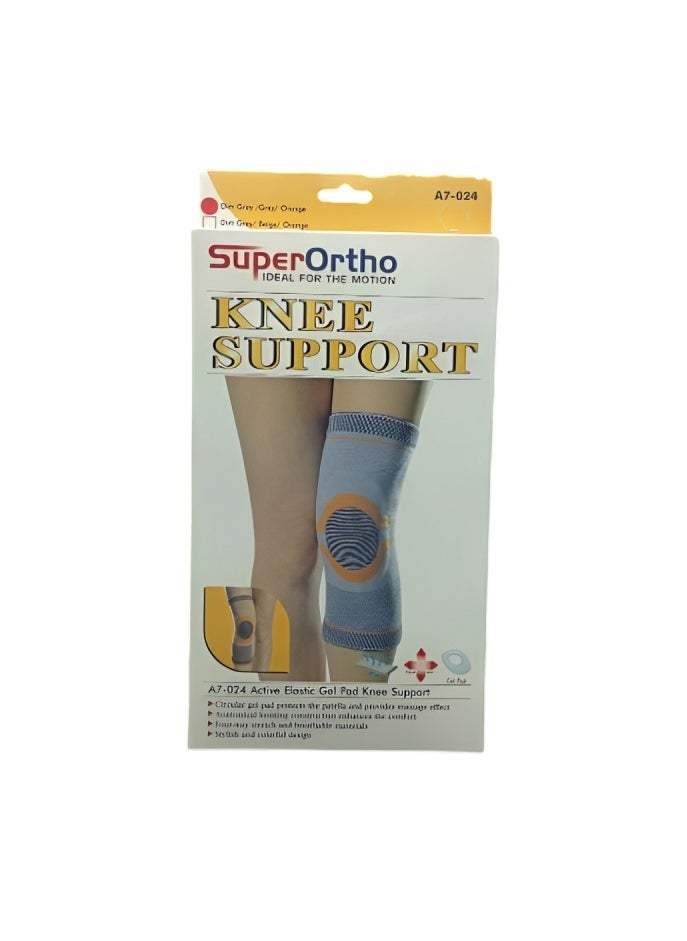 SuperOrtho Super Ortho Active Elastic Knee Stab Grey- S 