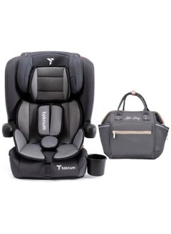 TEKNUM Pack And Go Foldable Car Seat With Ace Diaper Bag - Grey  - Image 1