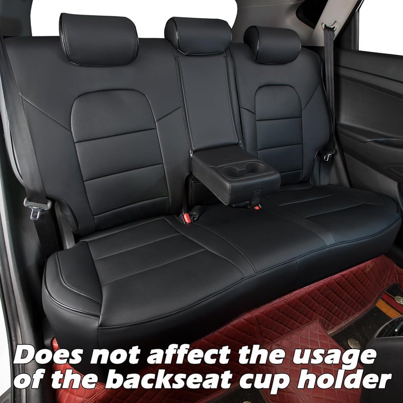 HKZ Custom Leather Seat Covers for Hyundai Tucson 2019-2021 - Image 2