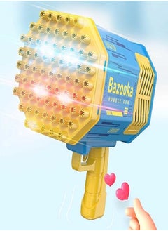BUBBLE GUN Bubble Machine Gun, 69 Holes Colorful Lights Bubble Gun,Bazooka Bubble Machine Blower with 69 Bubble Holes & Light Function for Parties Wedding, Holidays, School Summer, Birthdays  - Image 3