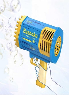 BUBBLE GUN Bubble Machine Gun, 69 Holes Colorful Lights Bubble Gun,Bazooka Bubble Machine Blower with 69 Bubble Holes & Light Function for Parties Wedding, Holidays, School Summer, Birthdays  - Image 4