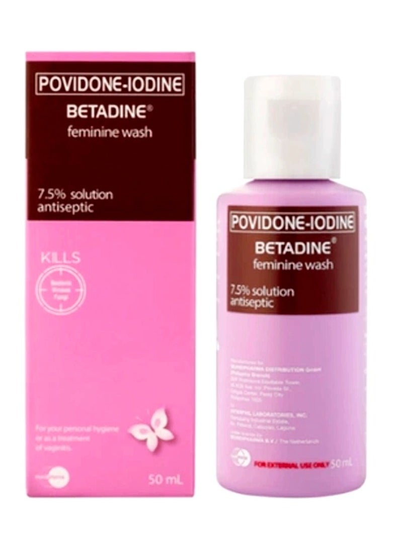BETADINE Feminine wash 50 Ml  - Image 1