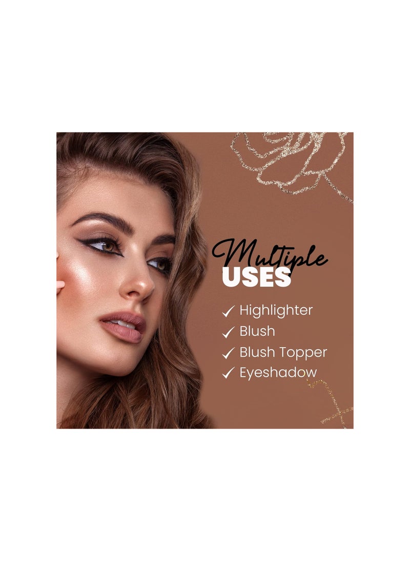 MARS Glowzilla Highlighter Face Palette Ultra Blendable  Long Lasting Blinding Glow